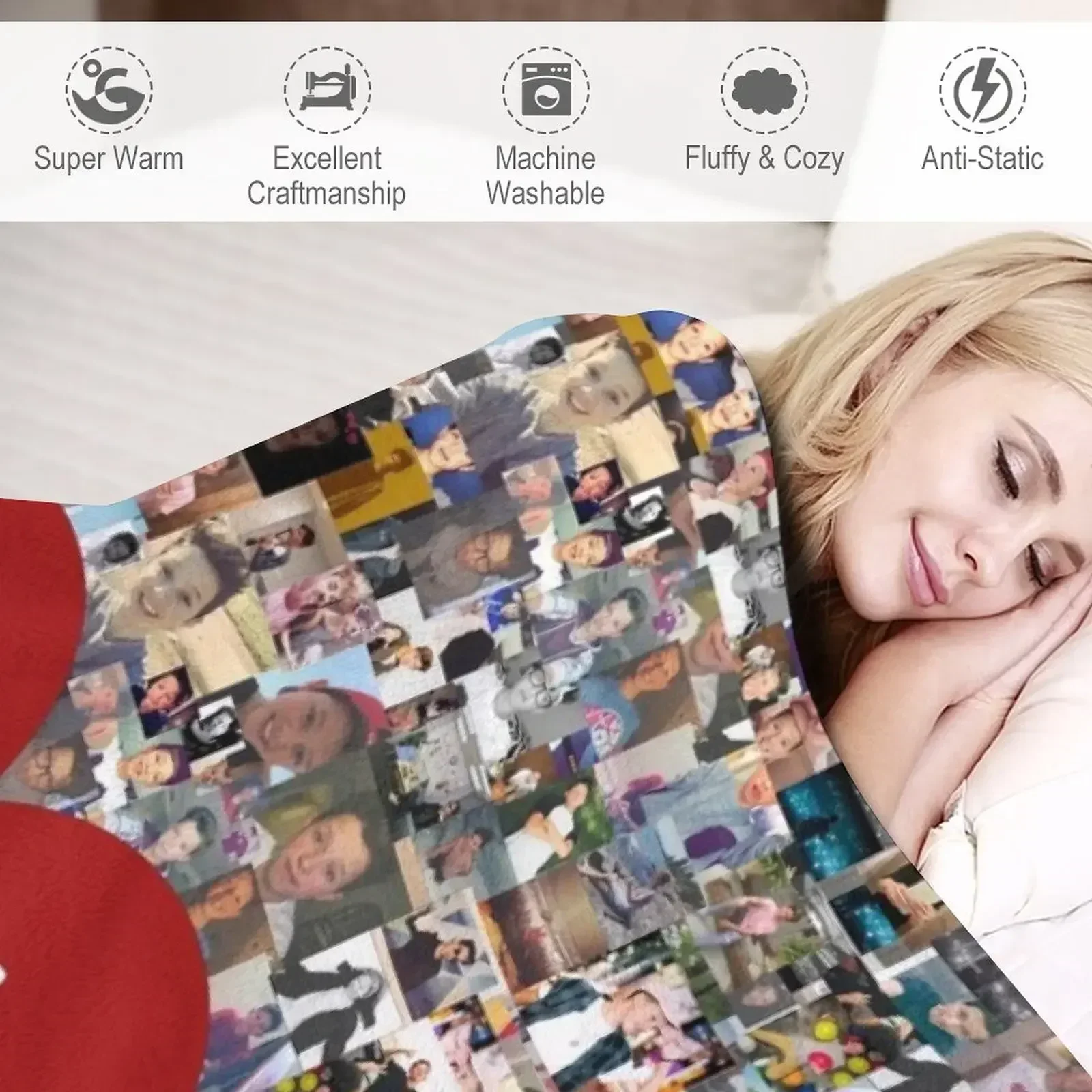 Я люблю Джейкоб Сатреуса плед гигантский диван роскошный бренд термобелье для