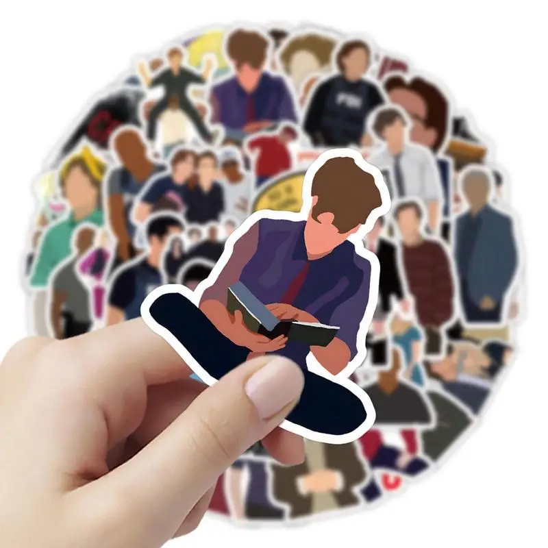 

Наклейки для ТВ-шоу с изображением персонажей из мультфильмов, 50 шт.