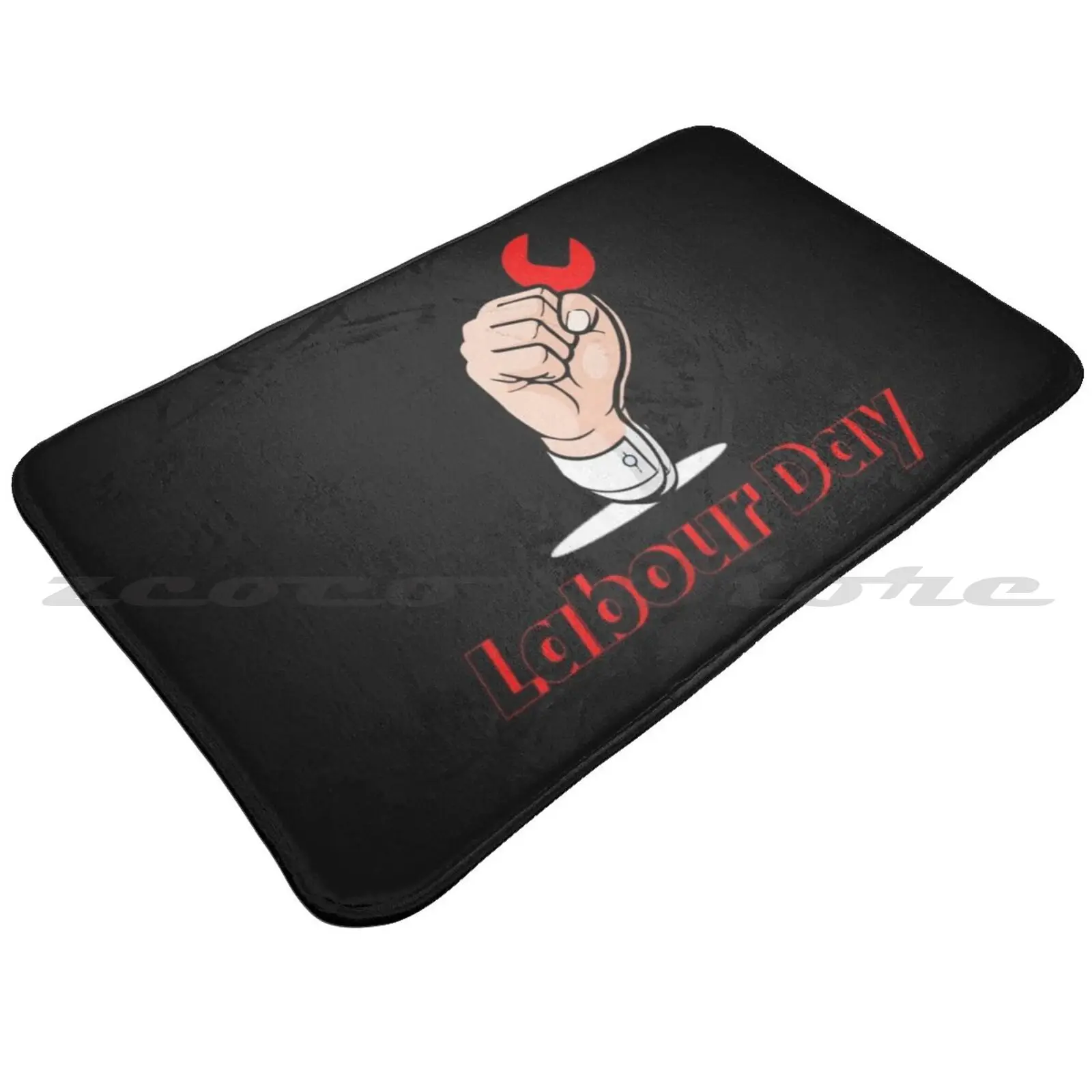 Футболки на День Труда мягкий коврик Придверный нескользящий с поглощением воды