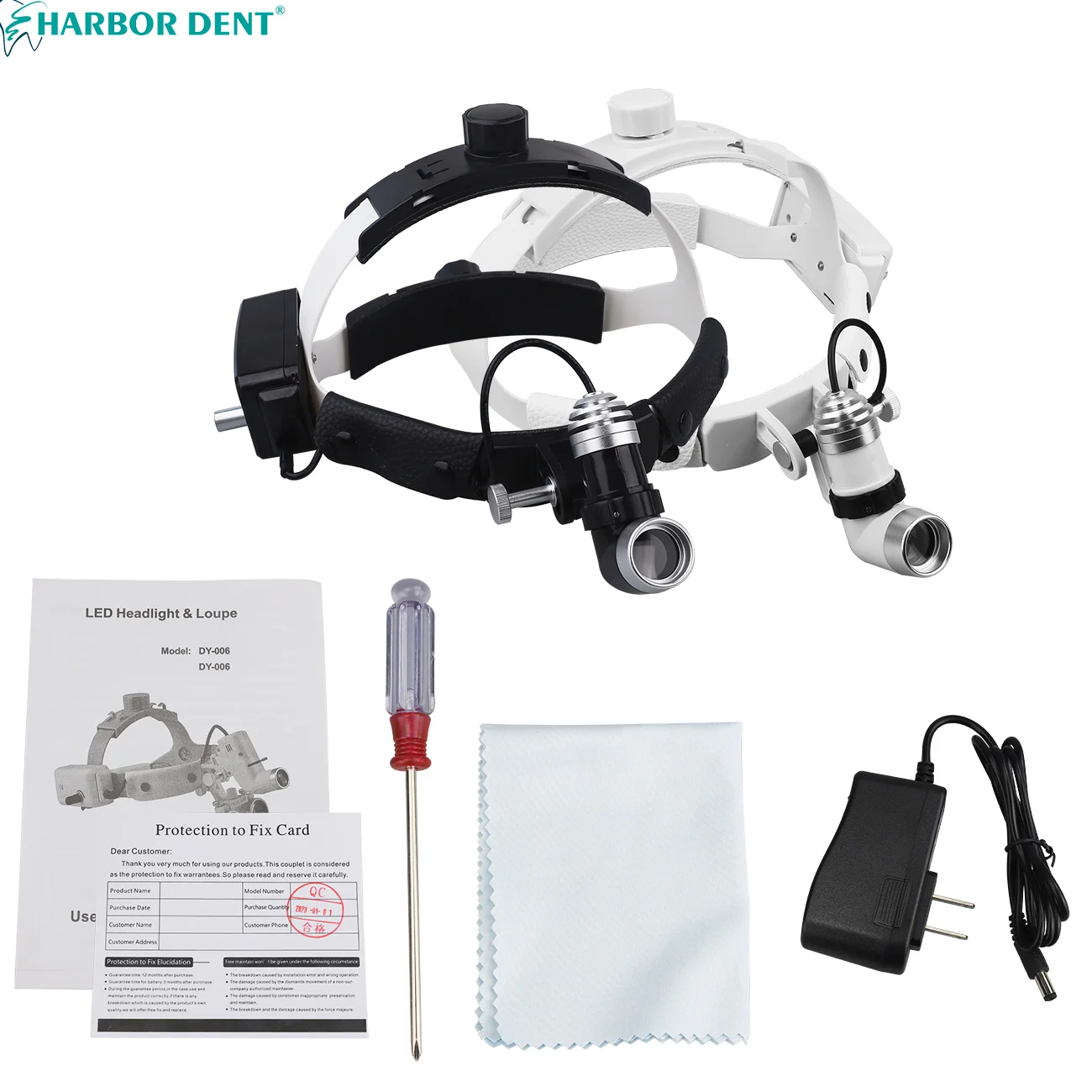 Налобный фонарь для бинокулярной лампы