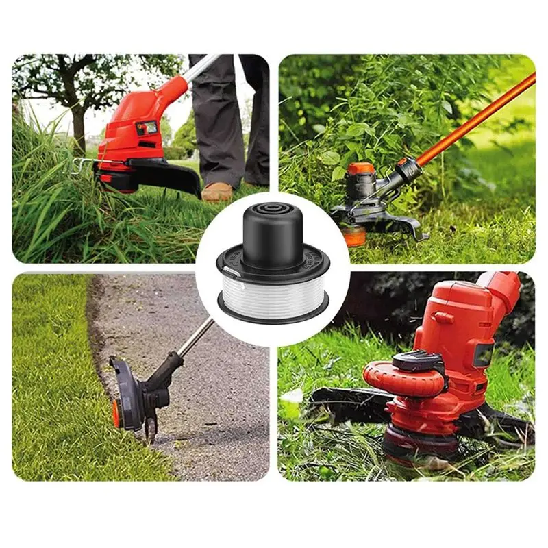 Фото Катушка для триммера B03C-6X A6226-XJ, совместимая с триммерами Black+Decker, замена для моделей GL250, GL310, с крышкой катушки №4