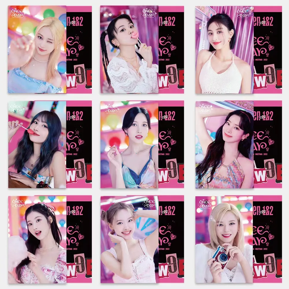 

55PCS Kpop TWICE New Album BETWGEN 1&2 Lomo Card Photocard HD Printed Album Photo Cards For Fans Collection Postcards MOMO SANA