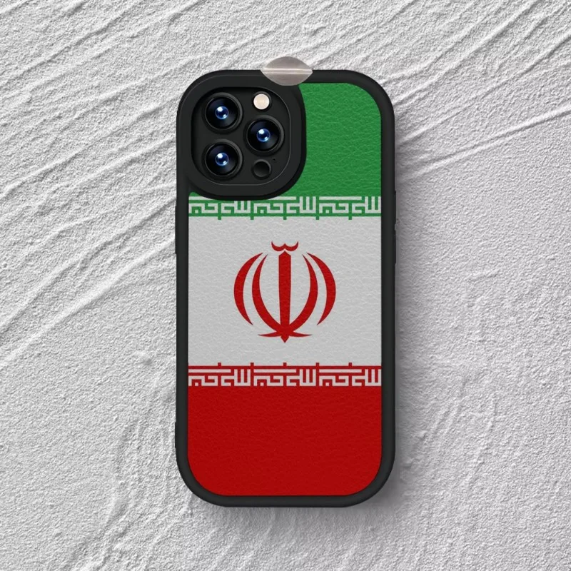 Чехол для телефона с иранским флагом силиконовый мягкий IPhone 15 11 14 13 12 Pro Max Mini Xs X Xr 7