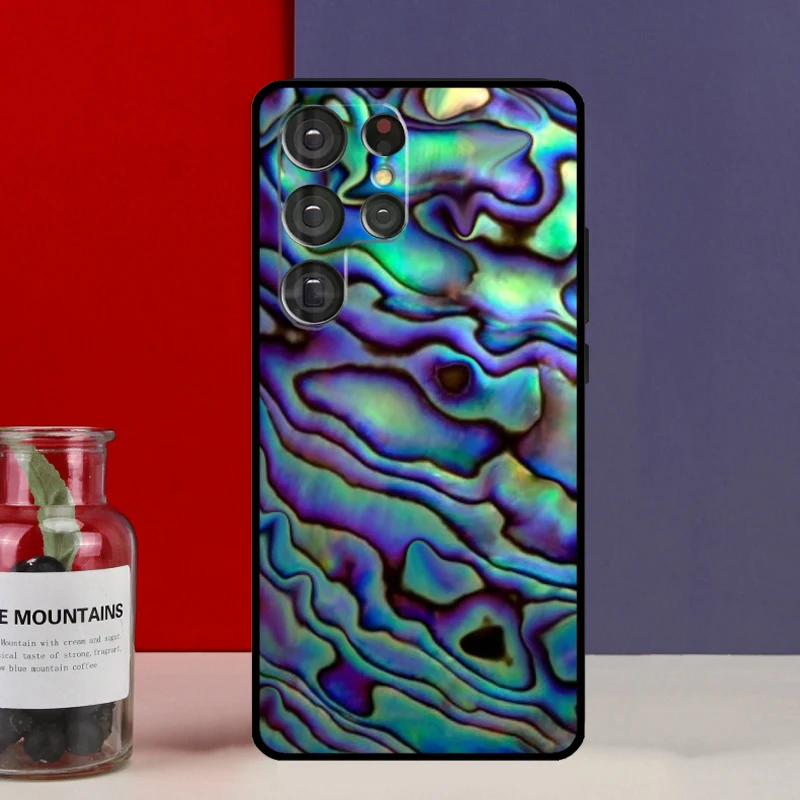Фото Чехол Abalone Sea Shell Texture Funda для Samsung Galaxy S25 Ultra S9 S10 S20 S21 FE S22 S23 Plus S24 Ultra, чехол для телефона №2