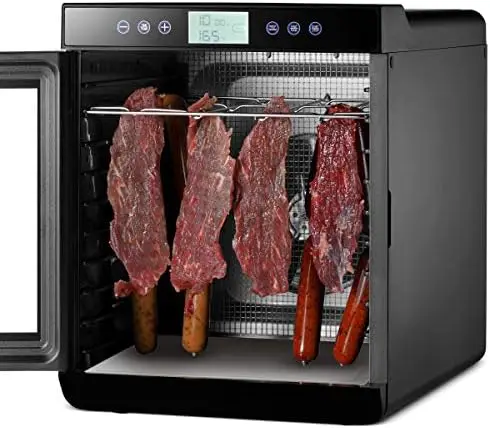 

Mill Food Dehydrator Machine (10 Stainless Steel Trays) Digital Adjustable Timer | Temperature Control | Keep Warm Function | Dr