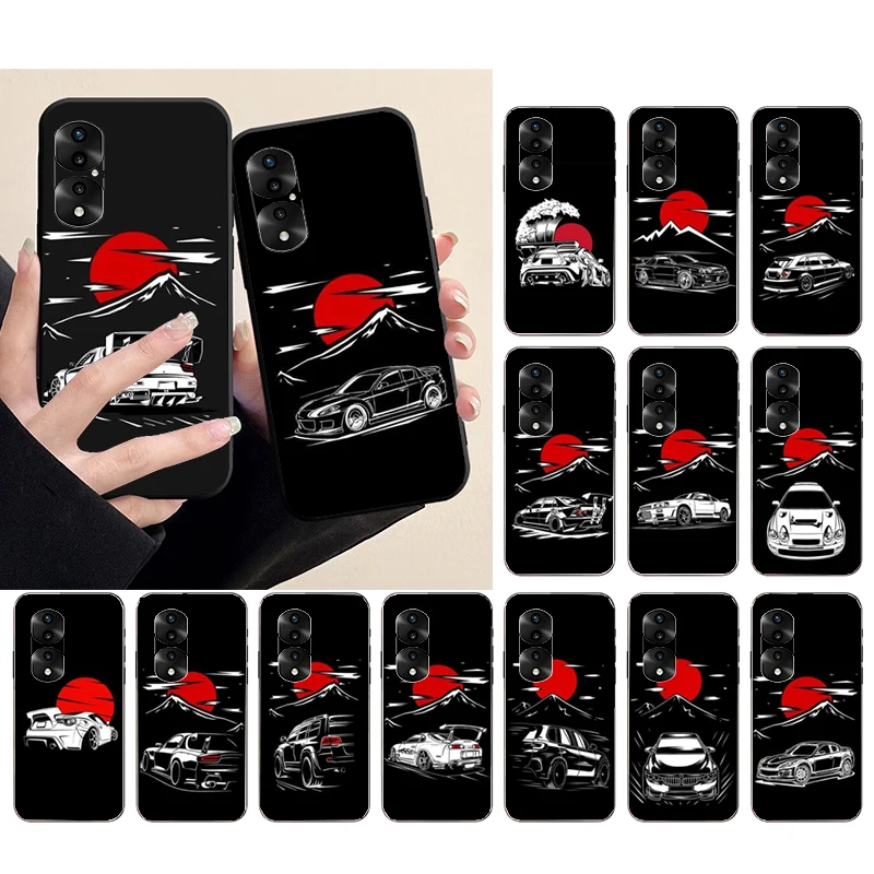 

Japan JDM Sports Cars Phone Case for Huawei P50 Pro P30 P40 Lite P40Pro P20 lite Mate 50 20Pro 20lite Y6P Y5P Y9A Nova 70