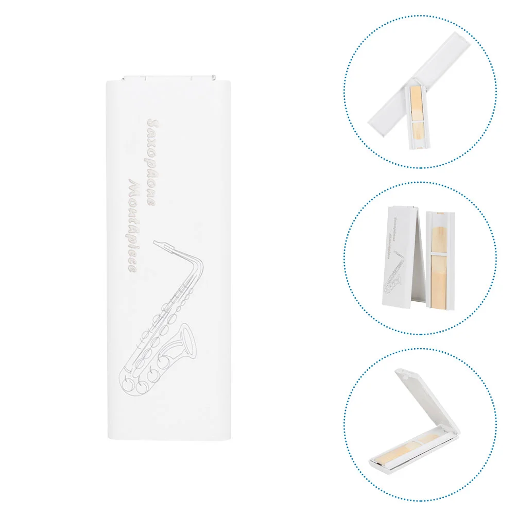 

Portable Saxophone Reed Box Durable Clarinet Reed Holder Plastic Sax Reed Container