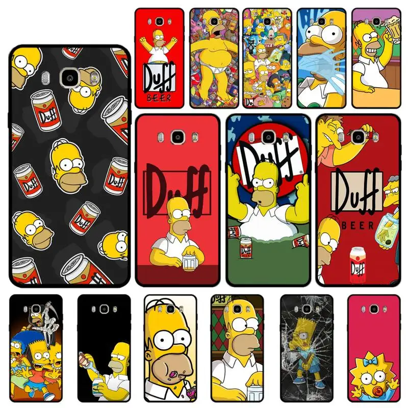 

Disney The Simpsons Phone Case for Samsung J 4 5 6 7 8 prime plus 2018 2017 2016 J7 core
