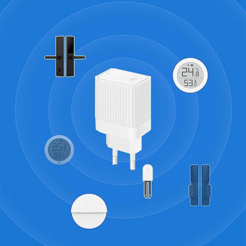 Шлюз с европейской вилкой Bluetooth Wi-Fi вспомогательное устройство поддержкой