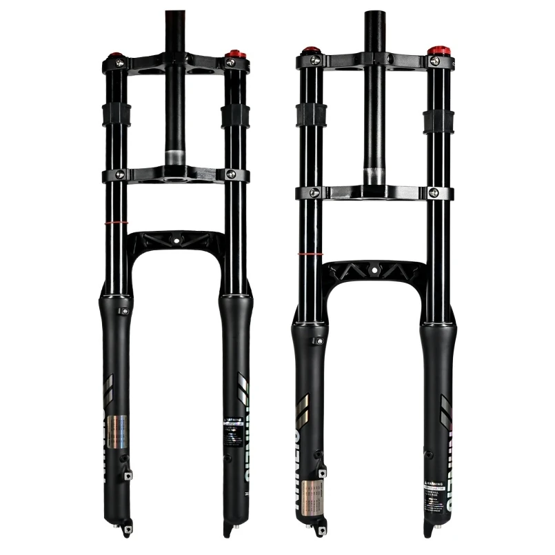 20 26-дюймовая вилка для электронного велосипеда зимняя с двойным плечом дюймов * 4 0