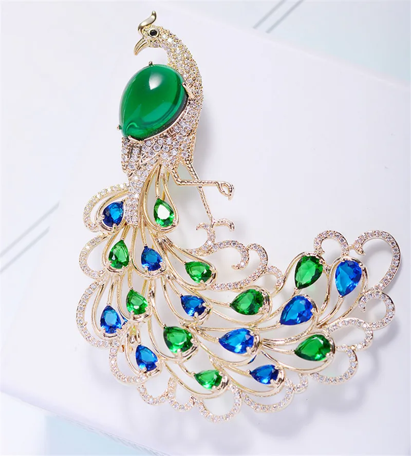 OKILY великолепные аксессуары для женских пальто блестящие броши с фианитами в