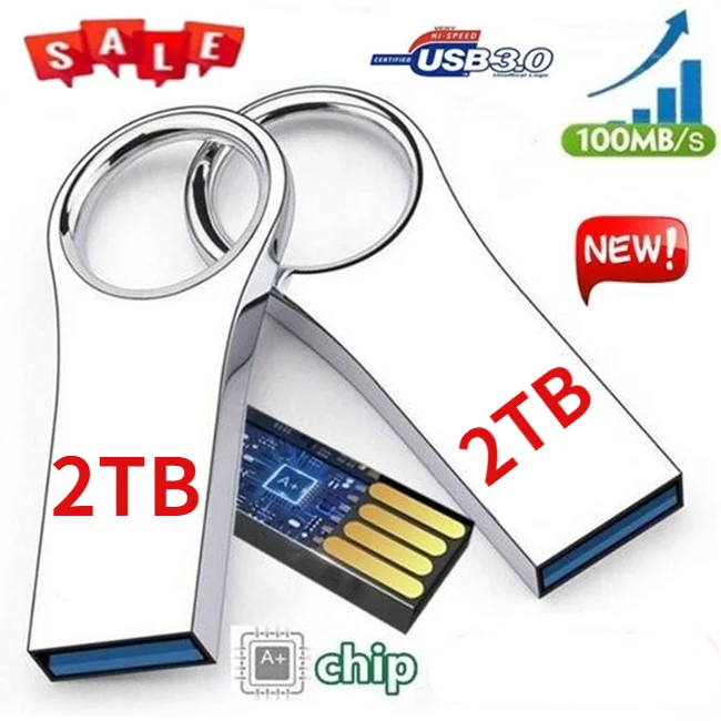 

Флэш-накопитель USB в металлическом корпусе