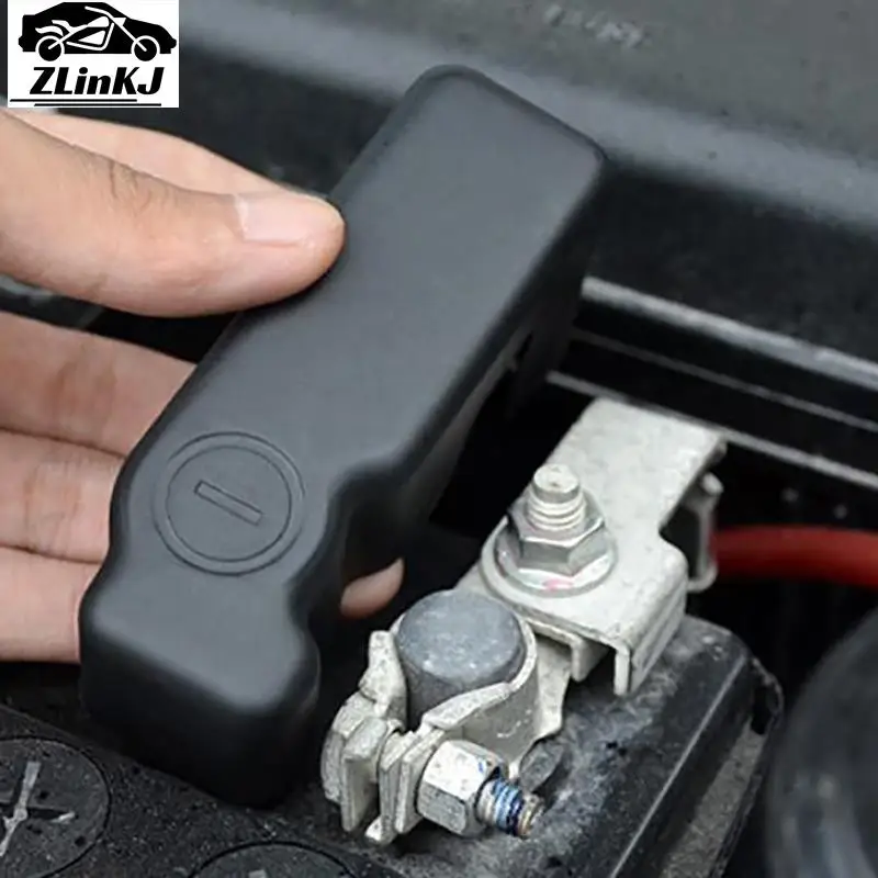 

Защитная крышка анода автомобильного аккумулятора, защита от отрицательного электрода для Toyota Land Cruiser Prado FJ 150, аксессуары 2010-18