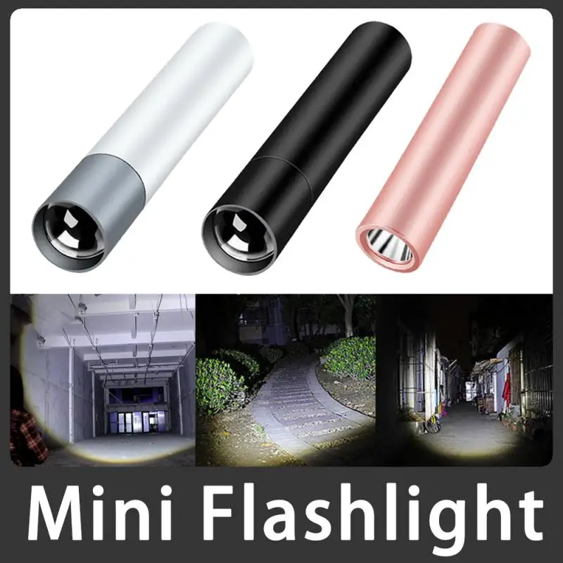 

Portable Mini LED Flashlight Strong Light Rechargeable Torch Usb Rechargeable Batter Outdoor Zoom Torch Portable Mini LED Torch