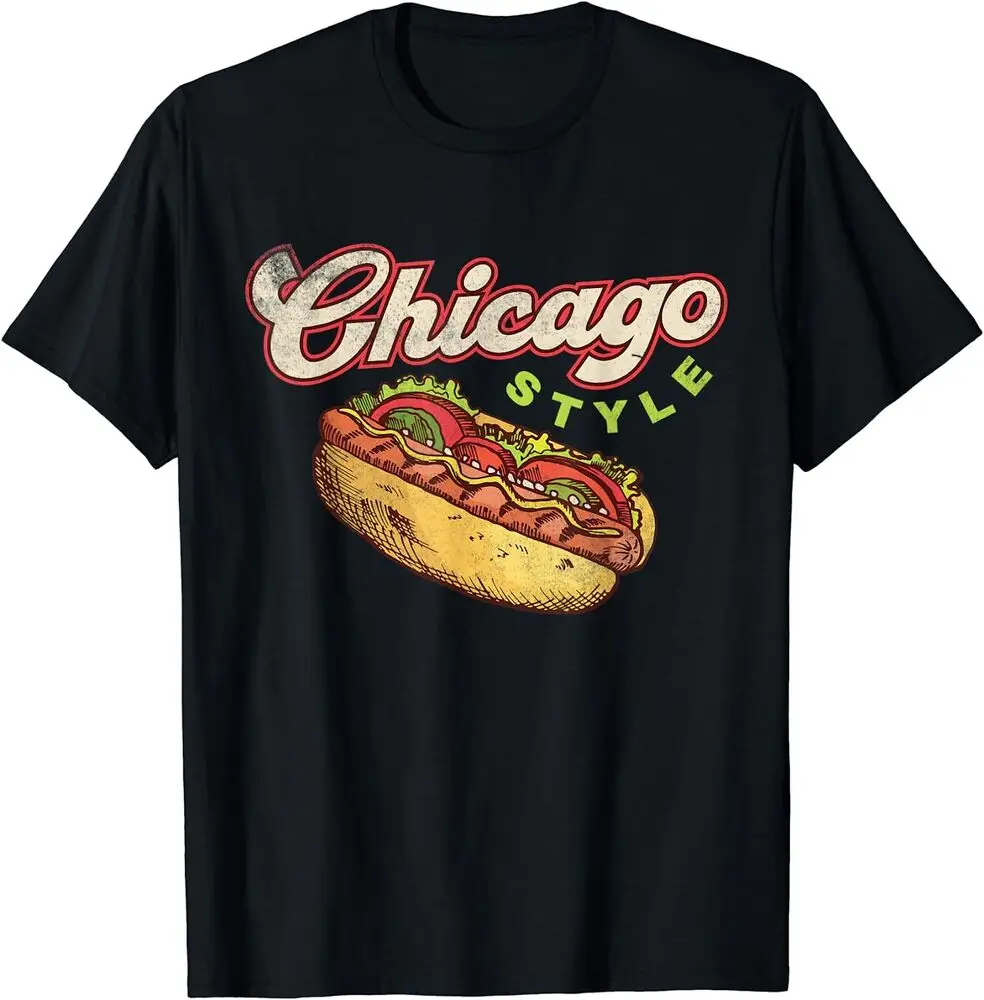 Футболка-хот-дог Чикаго туристическая летняя сувенирная Женская одежда футболки