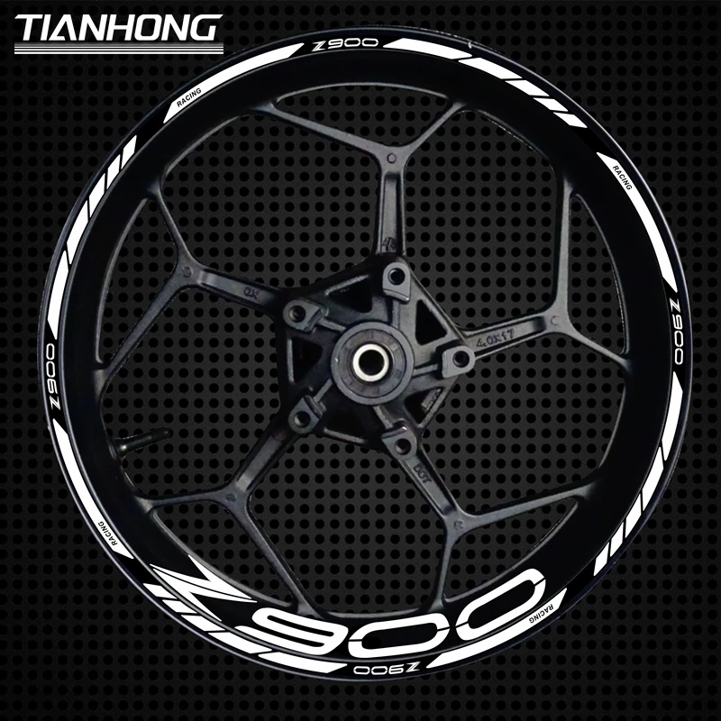 

Подходит для мотоцикла Z750 Z900 Z1000 Ступица колеса индивидуальный модифицированный автомобильный обод стальное кольцо наклейка аппликация