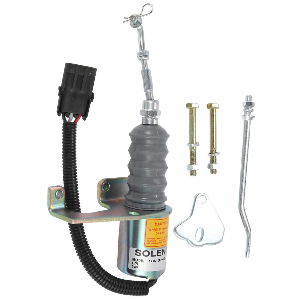 1 комплект электромагнитного клапана 12 В стопорный соленоид дизельного