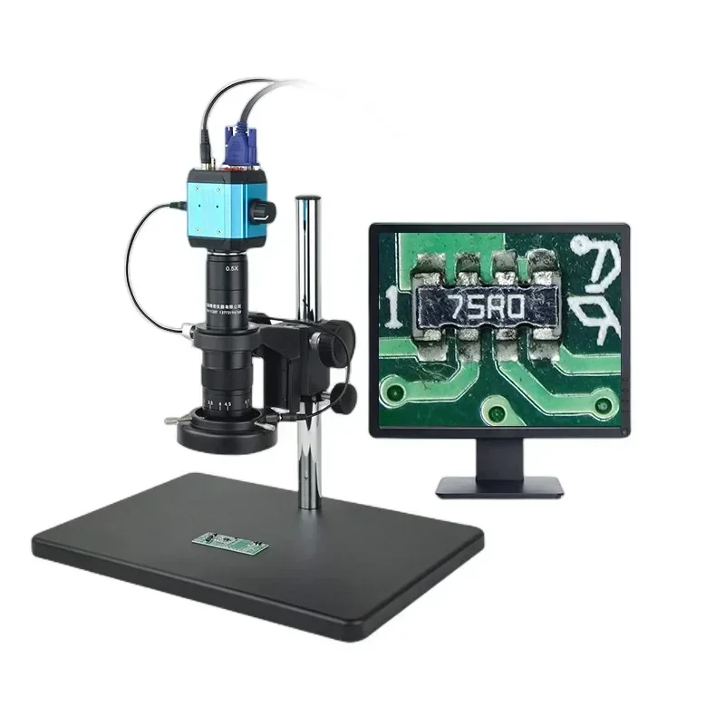 Электронный микроскоп промышленный HD CCD ремонт мобильного телефона с большим