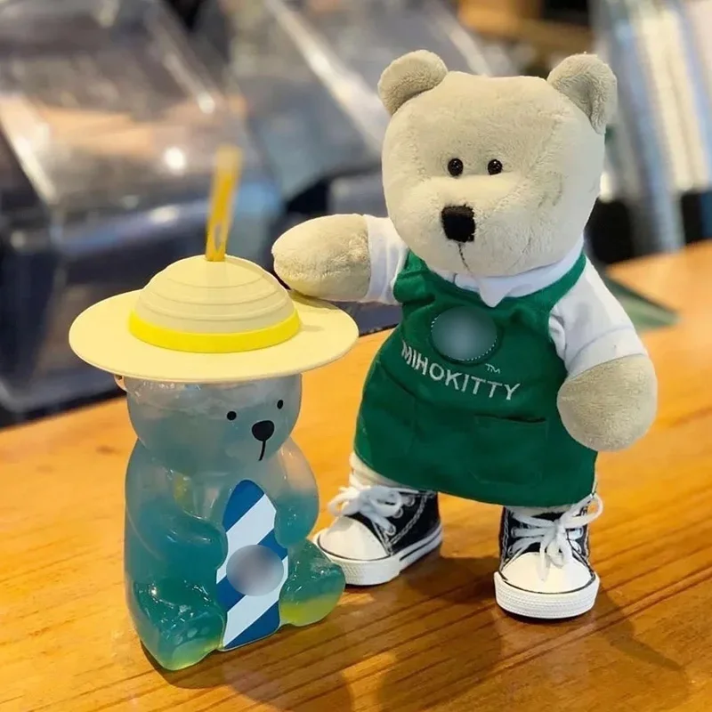 

Медвежья чашка с соломинкой