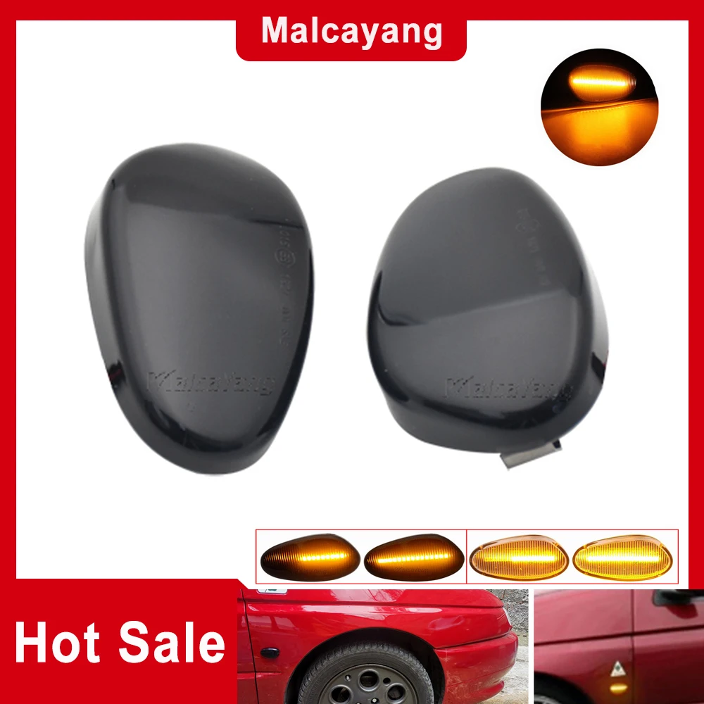 

Динамический фонарь с дымчатой линзой, плавные поворотники для Alfa Romeo 145 146 Тип 930 1994-1999 2000 автостайлинг