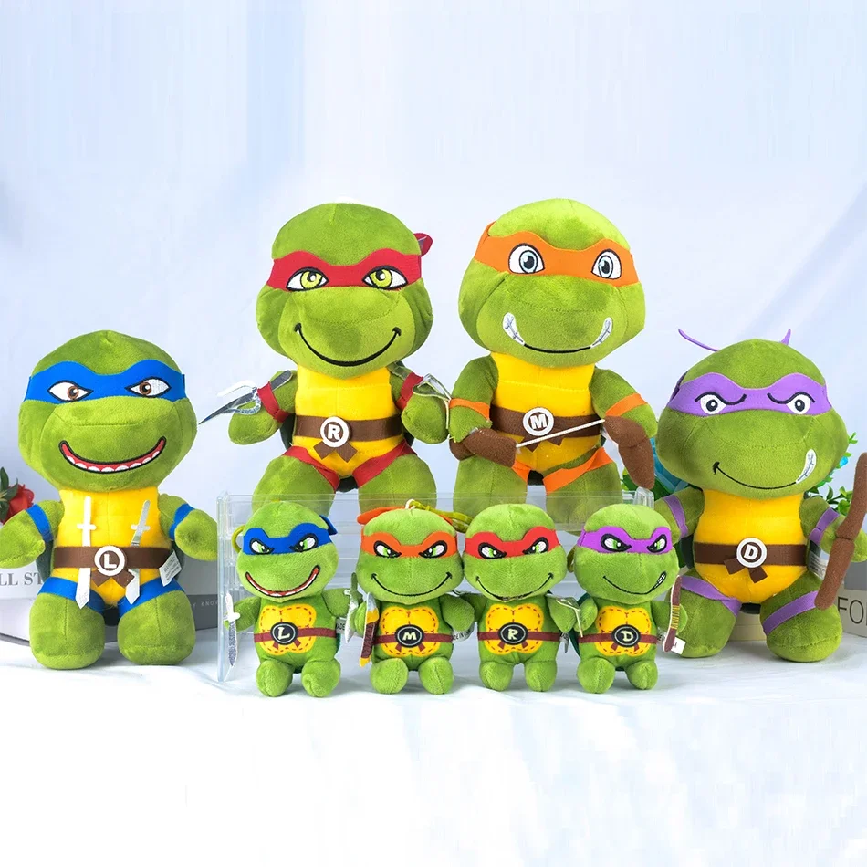 TMNT Плюшевые Игрушки-черепахи 12/26 См Лев Раф Майк Дон Брелок С Наполнителем Чучело