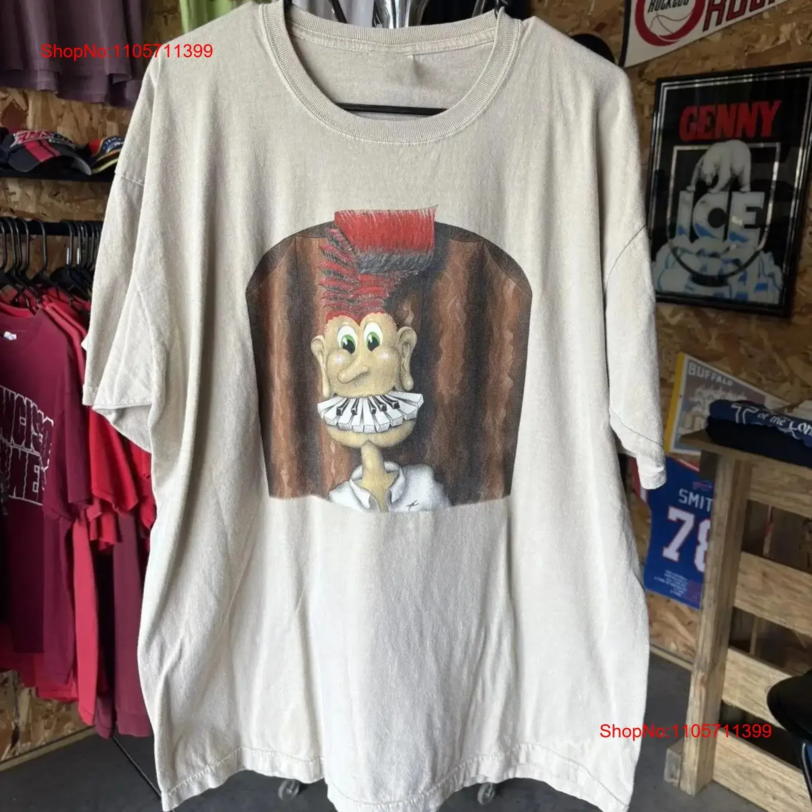 Фото Футболка Bruce Hornsby Tour For Fan, полный размерный ряд от S до 5XL, T402, с длинными или короткими рукавами, винтажная, с эффектом потертости, стильная, с графическим дизайном. №1