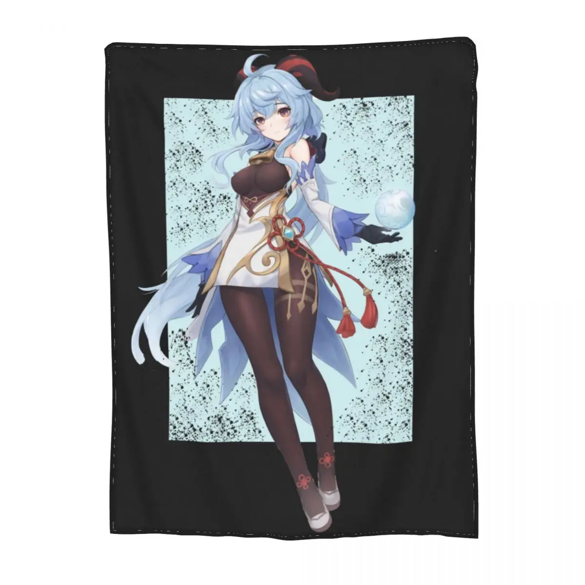 

Genshin Impact Ganyu Blanket Game On the Bed Cozy Throw Blanket Knee Fun Blankets