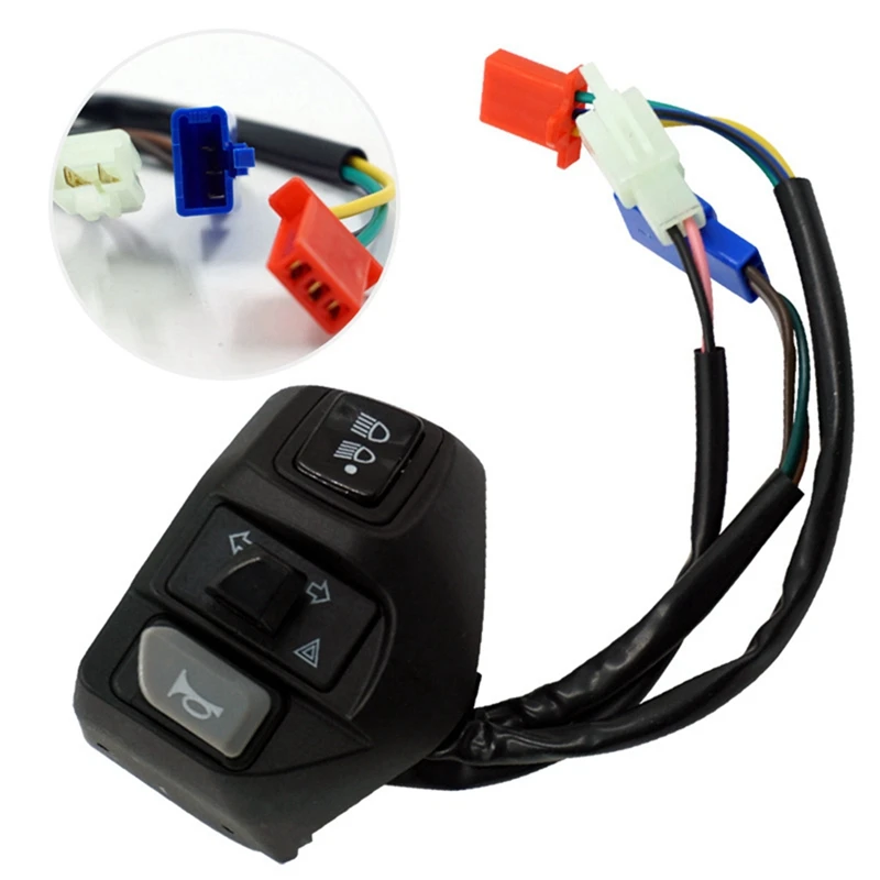 Переключатель ручки мотоцикла L/H PNP двойной сигнал ВКЛ./ВЫКЛ. для Yamaha NVX LC135 V1-V7 EGOS