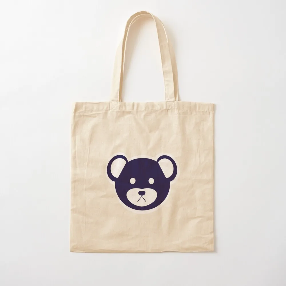 Фото Сумка-тоут Blue Bear, экологичная сумка, складная холщовая сумка-тоут, сумки для женщин №2