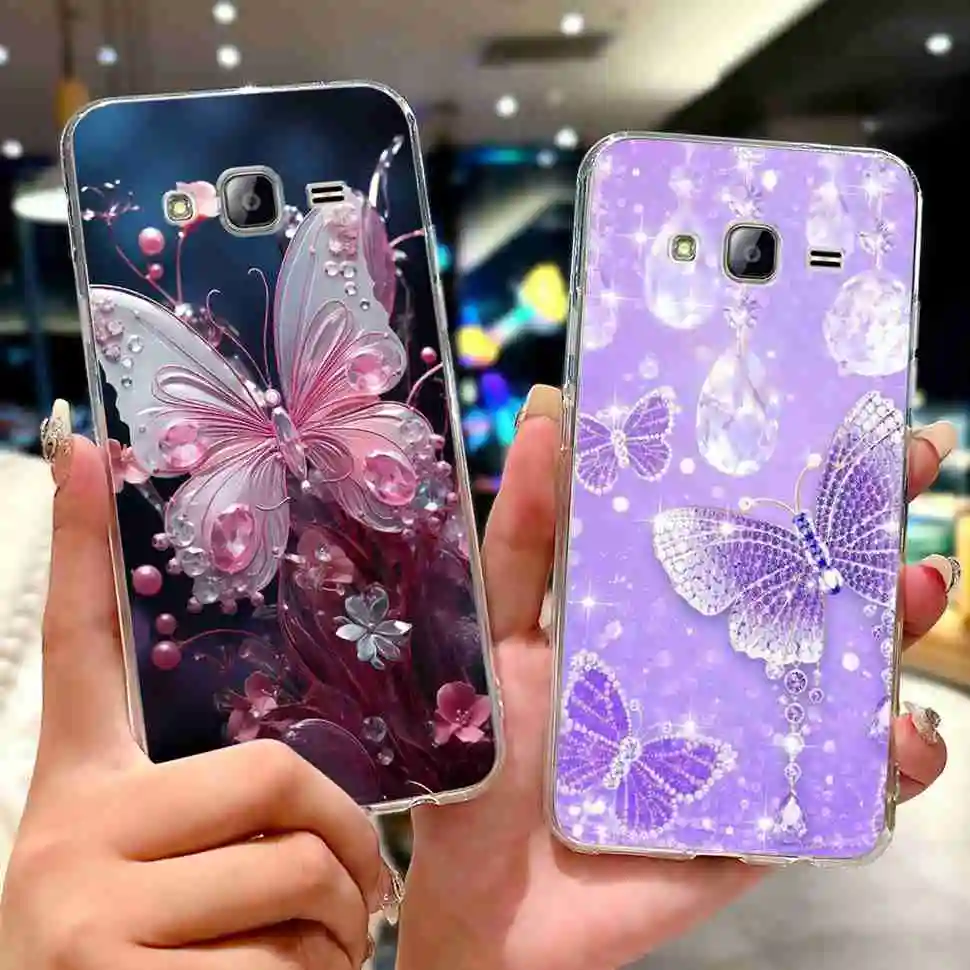 Фото Чехол для Samsung Galaxy J5, роскошный окрашенный чехол, мягкий тонкий чехол для телефона Samsung J 5 J5 J500Y J500M 2015, задняя крышка №2