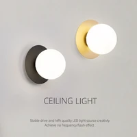 led wall lamp for bathroom with e27 12w light bulb indoor nordic led wall lights