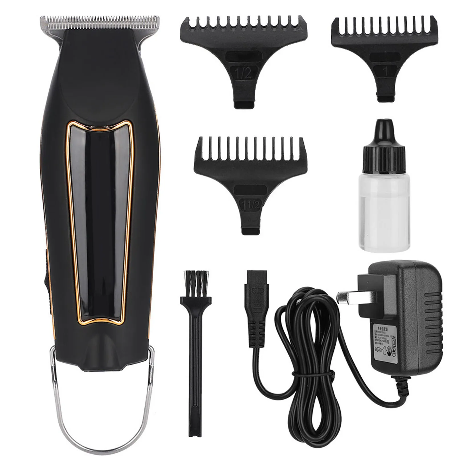 

Professional Electric Hair Cutting Machine Hair Clipper Hair Trimmer US Plug 100-240VBlack