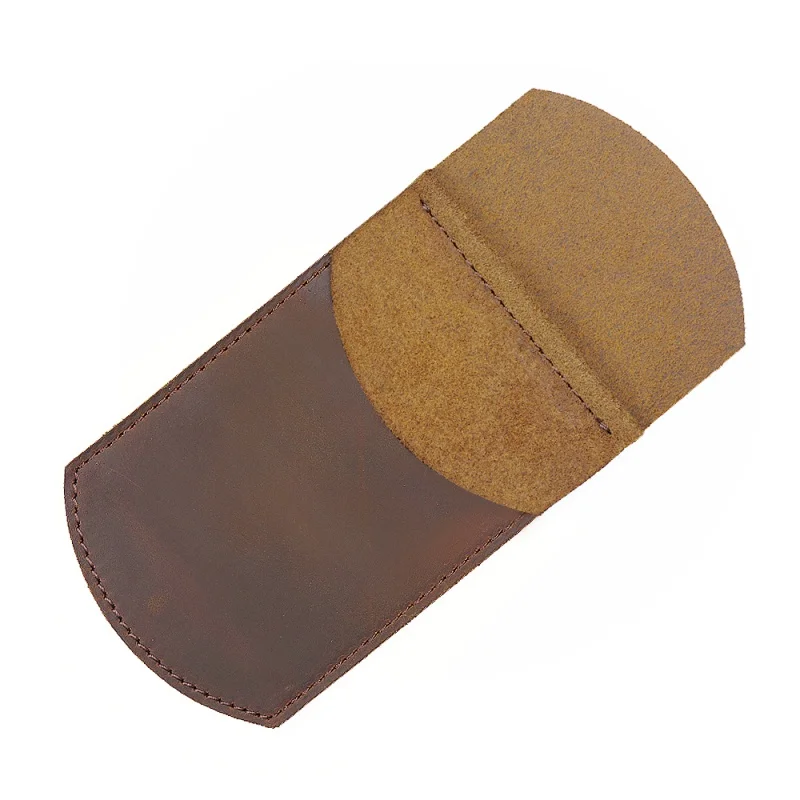 

Новое поступление, чехол для карандашей из натуральной кожи, креативная сумка для ручек ручной работы, сумка для хранения, винтажные школьн...