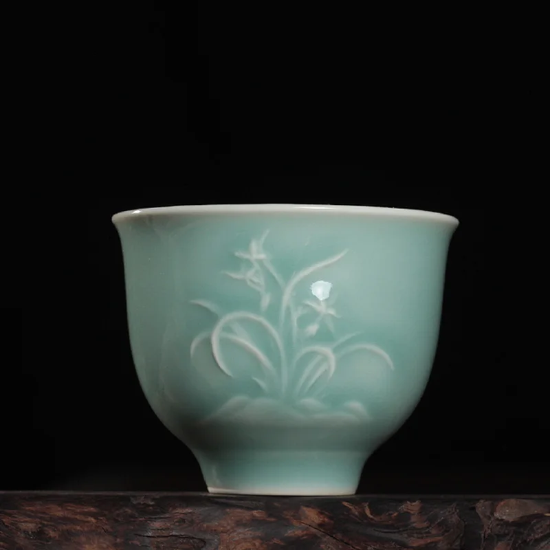 

Чайная чашка из бутика Селадон кунг-фу, керамическая Личная чашка ручной работы, чашка Master, чашка для чая Brother FIR, чайная чашка, чайная чашка, маленькая чашка