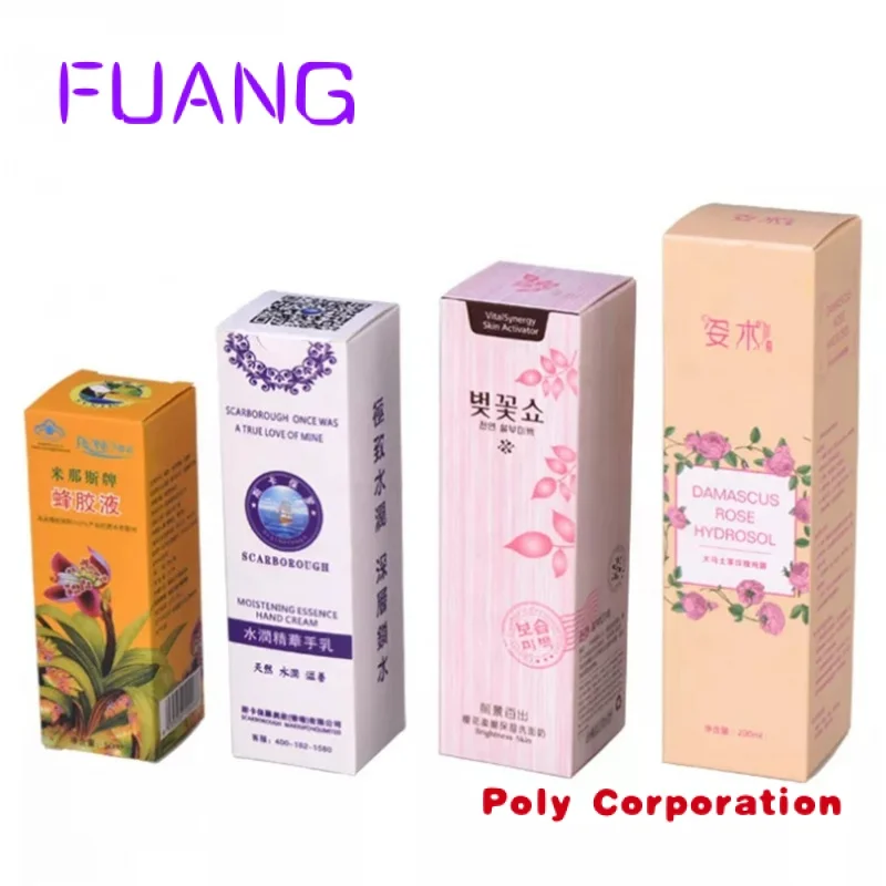 Customized Printing Colored Cosmetic Packaging Carton Corrugated Inside Paper Boxpacking box for small business