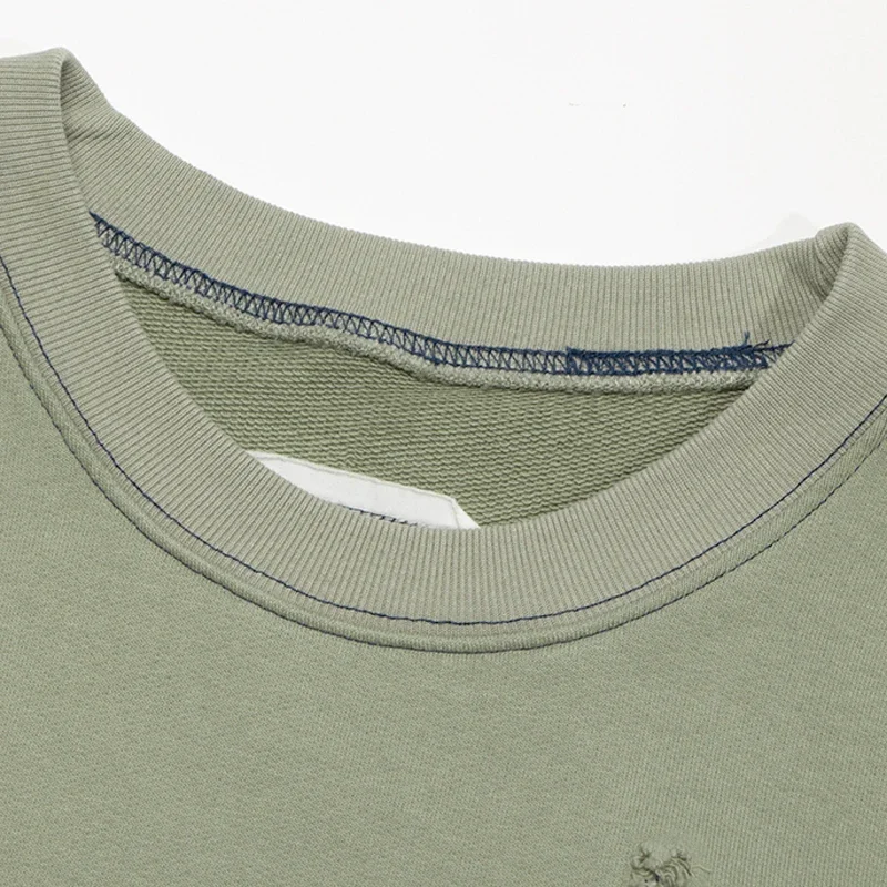 Модная толстовка с рваными отверстиями CAVEMPT мужская и женская