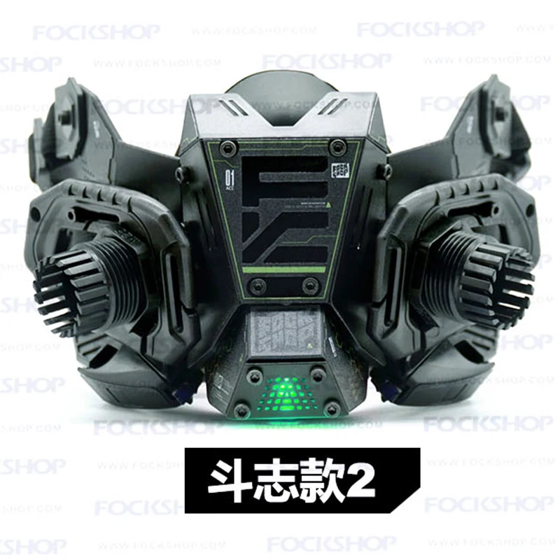 Маска для лица с механическими функциями Cyberpunks маска китайская игра косплей