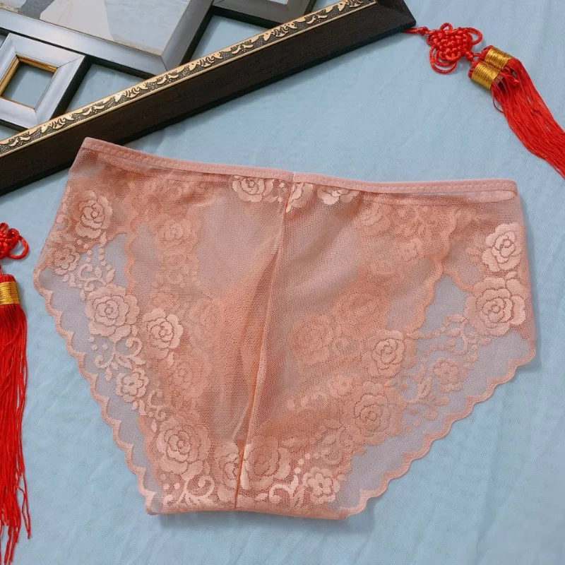 Сексуальные кружевные трусы мужское U-образное выпуклое нижнее белье бесшовные