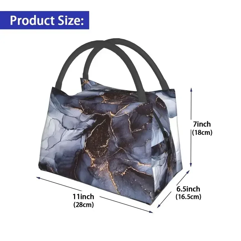 Роскошные черные и серые Агатовые камни с золотой текстурой Изолированные сумки