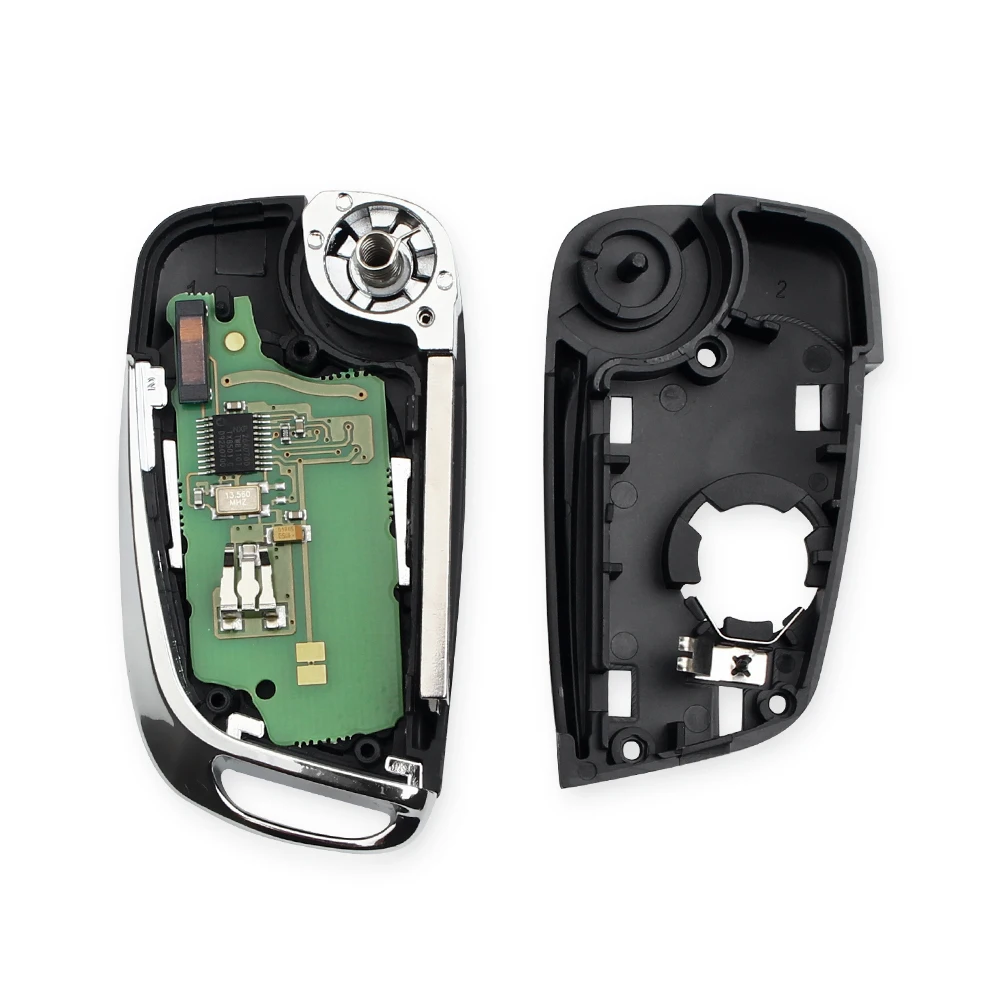 KEYYOU Ce0536 спросить 2 кнопки дистанционного ключа автомобиля 433 МГц для Citroen C2 C3 C4 C5