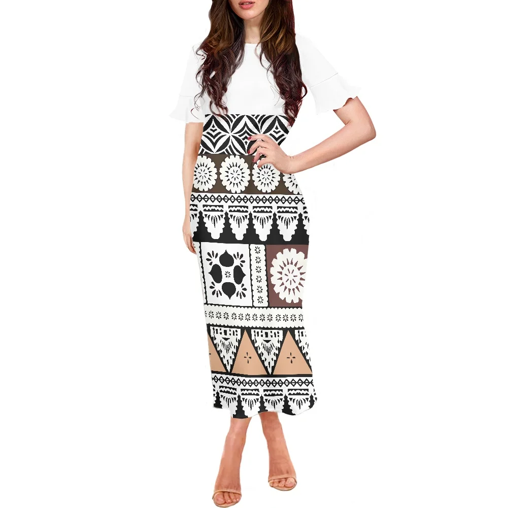 Женское платье с рукавом-бабочкой