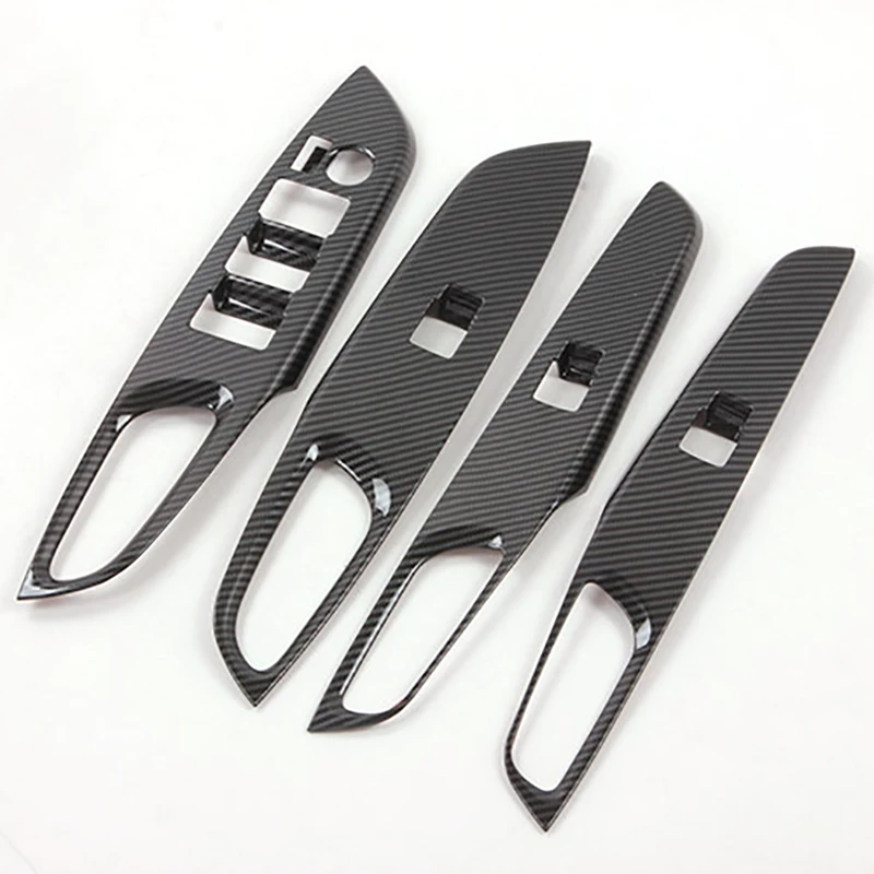 Для Toyota Vios 2019 2020 автомобильное углеродное волокно двери окна стекло