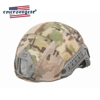 emersongear tactical fast helmet cover for ops core pjbjmh type helmet cloth airsoft hunting outdoorsports nylon multicam gear