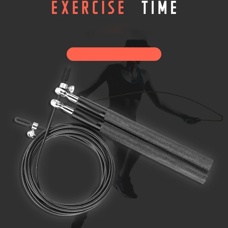

Wire Skipping Rope Weighted Racing Fitness Sports Professional Competition Bearing Universal Skipping Rope Belt Carrying Bag