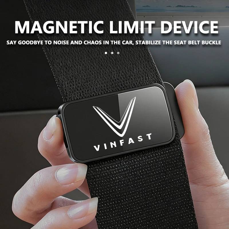 Фото Регулируемый фиксатор ремня безопасности для автомобиля Vinfast LUX A LUX SA VF9 VF5 VF7 VF8 VFe34 Herio Green №2