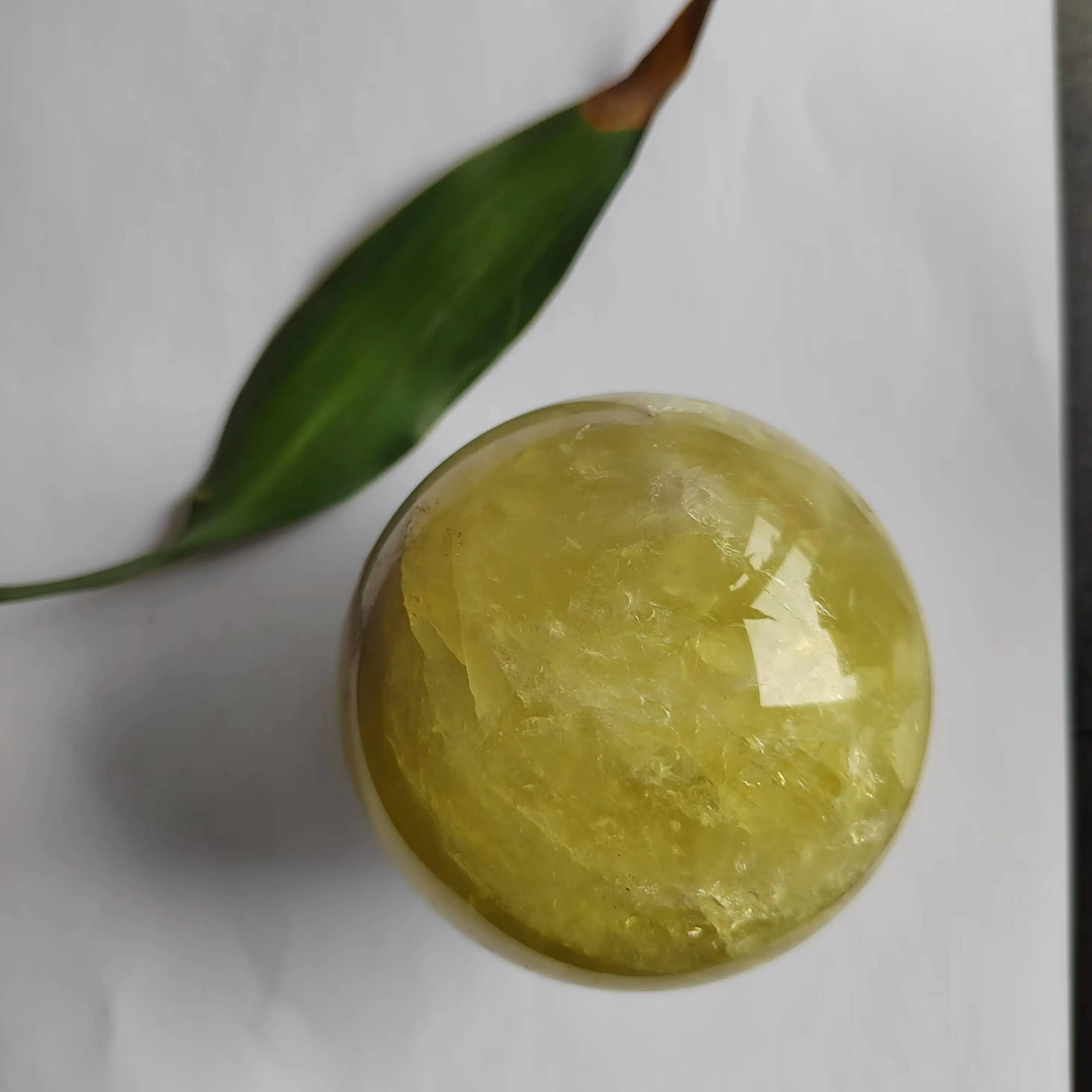 

Natural Citrine Sphere quartz crystal ball Healing for decoration