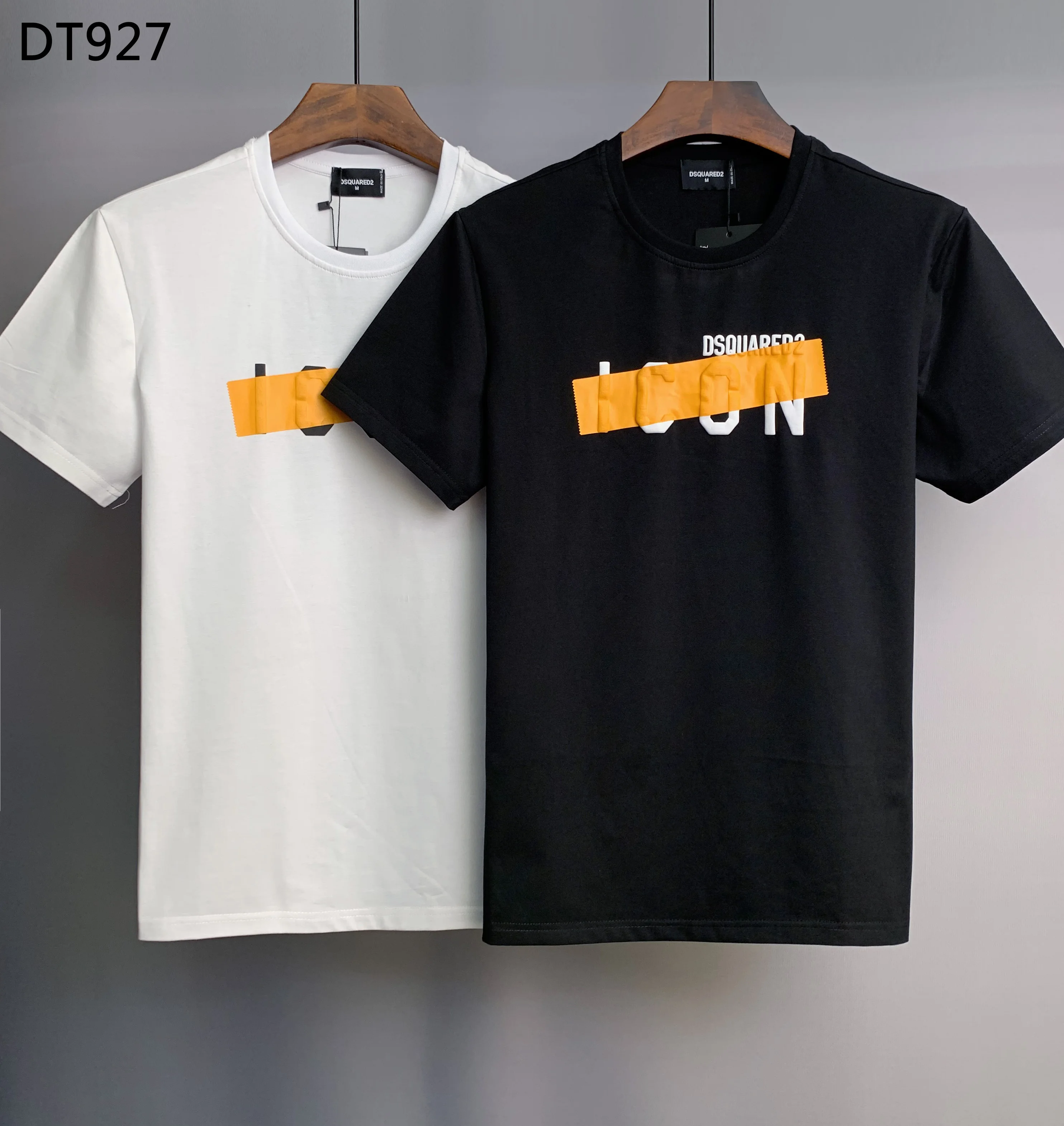 

2022 ICON Printed Luxury Men O-neck T-Shirts Cotton DSQUARED2 Printed T Shirts Tee Tops M-XXXL