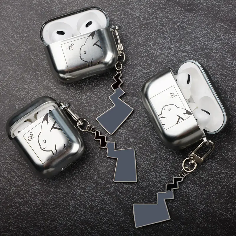 

Чехол для наушников в стиле аниме, милый мультяшный Пикачу для Airpods Pro2 3, защита от падений, лучший рождественский подарок