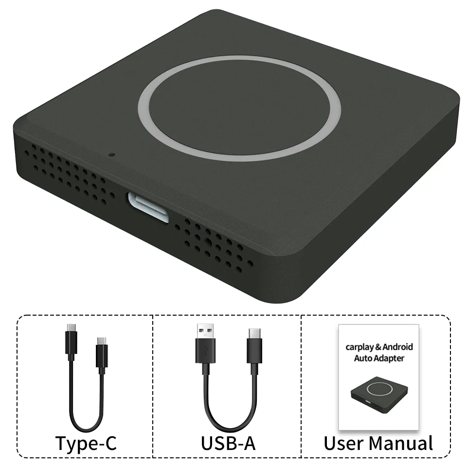 

Imagebon 2 в 1, проводной к беспроводному адаптеру CarPlay Android Auto для OEM автомобильной стереосистемы