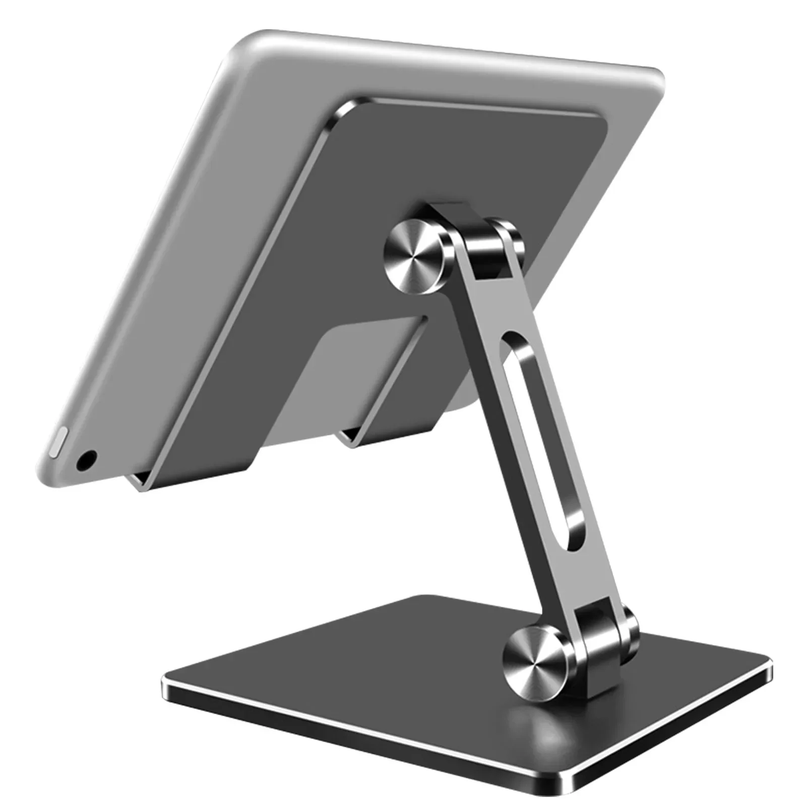 Tablet Holder Cell Phone Stand 180 Adjustable Aluminum Smart Phone Cradle Dock Holder Portable Phone Holder Office Desk